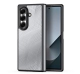DUX DUCIS AIMO szilikon telefonvédő (ütésállóság, kameravédő, matt, hullám) FEKETE Samsung Galaxy Z Fold7 (SM-F966)