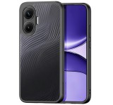 DUX DUCIS AIMO szilikon telefonvédő (ütésállóság, kameravédő, matt, hullám) FEKETE Xiaomi Poco F7