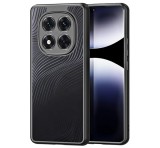 DUX DUCIS AIMO szilikon telefonvédő (ütésállóság, kameravédő, matt, hullám) FEKETE Xiaomi Redmi Note 14 Pro 4G