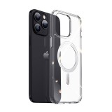 Dux Ducis Apple iPhone 15 Pro clin védő (közepesen ütésálló,  keret, légpárnás sarok, magsafe kompatibilis) átlátszó