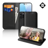 Dux ducis Apple iPhone 16 Pro Max Dux ducis hivo tok álló, valódi bőr (flip, asztali tartó, kártyazseb, rfid) fekete