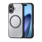 Dux ducis Apple iPhone 17 aimo szilikon telefonvédő (ütésállóság, kameravédő, magsafe, hullám) fekete