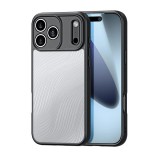 Dux ducis Apple iPhone 17 Pro Max aimo szilikon telefonvédő (ütésállóság, kameravédő, matt, hullám) fekete