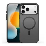 Dux ducis Apple iPhone 17 Pro yind szilikon telefonvédő (ütésállóság, kameravédő, matt, magsafe) fekete