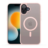 Dux ducis Apple iPhone 17 yind szilikon telefonvédő (ütésállóság, kameravédő, matt, magsafe) rózsaszín