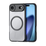 Dux ducis Apple iPhone Air aimo szilikon telefonvédő (ütésállóság, kameravédő, magsafe, hullám) fekete