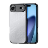 Dux ducis Apple iPhone Air aimo szilikon telefonvédő (ütésállóság, kameravédő, matt, hullám) fekete