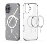 DUX DUCIS CLIN műanyag telefonvédő (ütésállóság, légpárnás sarok, szilikon keret, MagSafe) ÁTLÁTSZÓ Apple iPhone 16 Plus