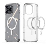 DUX DUCIS CLIN műanyag telefonvédő (ütésállóság, légpárnás sarok, szilikon keret, MagSafe) ÁTLÁTSZÓ Apple iPhone 16 Pro Max