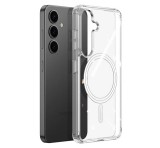 DUX DUCIS CLIN szilikon telefonvédő (ütésállóság, légpárnás sarok, MagSafe) ÁTLÁTSZÓ Samsung Galaxy S25 (SM-S931)