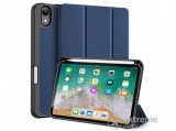 Dux Ducis DOMO bőr hatású tok Apple IPAD mini 6 (2021) készülékhez, sötétkék