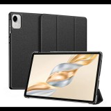 Dux Ducis DOMO tok álló, bőr hatású (aktív FLIP, oldalra nyíló, TRIFOLD, asztali tartó) FEKETE Honor Pad X9a (GP-171797) (GP-171797)