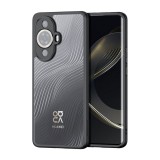 Dux Ducis Huawei Nova 11 Pro aimo védő (közepesen ütésálló, szilikon keret, kamera védelem, matt, hullám minta) fekete