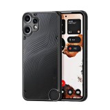 Dux ducis Nothing CMF Phone 2 Pro aimo szilikon telefonvédő (ütésállóság, kameravédő, matt, hullám) fekete