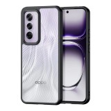 Dux ducis Oppo Reno 12 Pro 5G aimo műanyag telefonvédő (ütésállóság, szilikon keret, kameravédő, matt, hullám) fekete