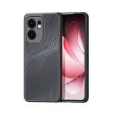 Dux ducis Oppo Reno 13 F 5G aimo szilikon telefonvédő (ütésállóság, kameravédő, matt, hullám) fekete