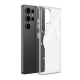 Dux Ducis Samsung Galaxy S25 Ultra (SM-S938) clin szilikon telefonvédő (ütésállóság, légpárnás sarok, magsafe) átlátszó