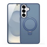 Dux ducis Samsung Galaxy S26 Plus yind szilikon védő (ütésálló, kameravédő, matt, magsafe, kitámasztó) sötétkék