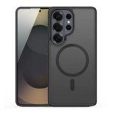 Dux ducis Samsung Galaxy S26 Ultra (SM-S948) yind szilikon védő (ütésálló, kameravédő, matt, magsafe) fekete