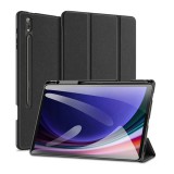 Dux ducis Samsung Galaxy Tab S10 Plus LTE (SM-X826B) domotok (aktív flip, asztali tartó, ceruza tartó) fekete