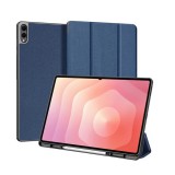 Dux ducis Samsung Galaxy Tab S11 Ultra 5G (SM-X936B) domo tok álló (flip, asztali tartó, ceruza tartó) sötétkék