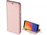 Dux Ducis Skin Pro álló, bőr hatású flip tok Huawei Y5p készülékhez, rozéarany