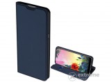 Dux Ducis Skin Pro álló, bőr hatású flip tok LG K50S készülékhez, sötétkék