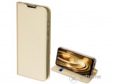 Dux Ducis Skin Pro álló, bőr hatású flip tok Samsung Galaxy A02s (SM-A025F) készülékhez, arany