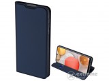 Dux Ducis Skin Pro álló, bőr hatású flip tok Samsung Galaxy A42 5G (SM-A425F) készülékhez, sötétkék