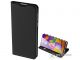 Dux Ducis Skin Pro álló, bőr hatású flip tok Samsung Galaxy M31s (SM-M317F) készülékhez, fekete