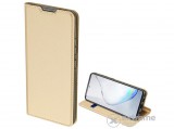 Dux Ducis Skin Pro álló, bőr hatású flip tok Samsung Galaxy S10 Lite (SM-G770F) készülékhez, arany