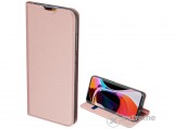Dux Ducis Skin Pro álló, bőr hatású flip tok Xiaomi Mi 10 5G készülékhez, rozéarany
