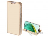 Dux Ducis Skin Pro álló, bőr hatású flip tok Xiaomi Mi 10T készülékhez, arany