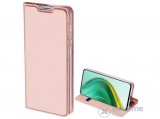 Dux Ducis Skin Pro álló, bőr hatású flip tok Xiaomi Mi 10T készülékhez, rozéarany