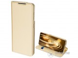 Dux Ducis Skin Pro álló, bőr hatású tok Samsung Galaxy S21 Plus (SM-G996) 5G készülékhez, arany