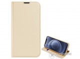 Dux Ducis SKIN PRO bőr hatású álló tok Apple iPhone 13 mini készülékhez, arany