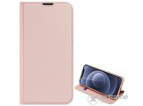 Dux Ducis SKIN PRO bőr hatású álló tok Apple iPhone 13 mini készülékhez, rozéarany