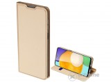 Dux Ducis SKIN PRO bőr hatású álló tok Samsung Galaxy A03s (SM-A037F) készülékhez, arany