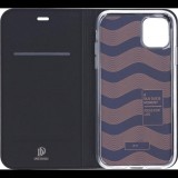 DUX DUCIS Skin Pro iPhone 11 fekete flipes bőr tok (CAS054451A)