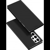 DUX DUCIS Skin Pro Samsung Galaxy S23 Ultra fekete flipes bőr tok (CAS117333A)