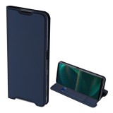 Dux Ducis Skin Pro Sony Xperia 5 III (XQBQ62) tok álló, bőr hatású (Flip, bankkártya tartó, asztali tartó funkció) kék