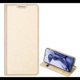 DUX DUCIS SKIN PRO tok álló, bőr hatású (FLIP, oldalra nyíló, bankkártya tartó, asztali tartó funkció) ARANY [Xiaomi 11T Pro] (5996591111889) - Telefontok