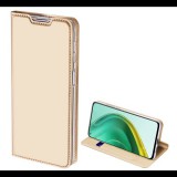 DUX DUCIS SKIN PRO tok álló, bőr hatású (FLIP, oldalra nyíló, bankkártya tartó, asztali tartó funkció) ARANY [Xiaomi Mi 10T Pro 5G] (5996591011516)