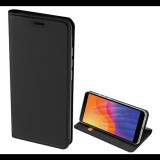 DUX DUCIS SKIN PRO tok álló, bőr hatású (FLIP, oldalra nyíló, bankkártya tartó, asztali tartó funkció) FEKETE [Honor 9S] (5996457960927)