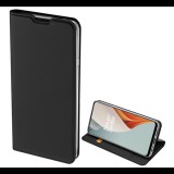 DUX DUCIS SKIN PRO tok álló, bőr hatású (FLIP, oldalra nyíló, bankkártya tartó, asztali tartó funkció) FEKETE [OnePlus Nord N100] (5996591023267) - Telefontok