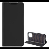 DUX DUCIS SKIN PRO tok álló, bőr hatású (FLIP, oldalra nyíló, bankkártya tartó, asztali tartó funkció) FEKETE [Xiaomi Mi 11 5G] (5996591125138) - Telefontok
