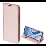 DUX DUCIS SKIN PRO tok álló, bőr hatású (FLIP, oldalra nyíló, bankkártya tartó, asztali tartó funkció) ROZÉARANY [Xiaomi 11 Lite 5G NE] (5996591083353) - Telefontok
