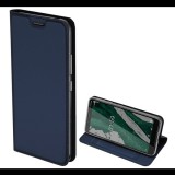 DUX DUCIS SKIN PRO tok álló, bőr hatású (FLIP, oldalra nyíló, bankkártya tartó, asztali tartó funkció) SÖTÉTKÉK [Nokia 1 Plus] (5996457883745) - Telefontok