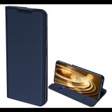 DUX DUCIS SKIN PRO tok álló, bőr hatású (FLIP, oldalra nyíló, bankkártya tartó, asztali tartó funkció) SÖTÉTKÉK [Samsung Galaxy S21 Ultra (SM-G998) 5G] (5996591035406) - Telefontok