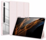 Dux Ducis Toby Samsung Galaxy Tab S9 Ultra bőr hatású tablet tok rózsaszín (GP-147080)